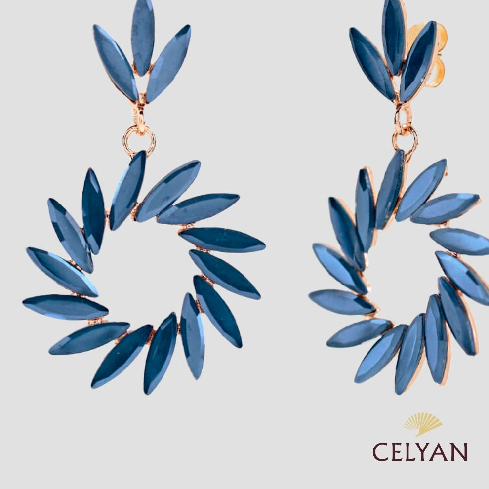 Pendientes Fiesta Azul 24316