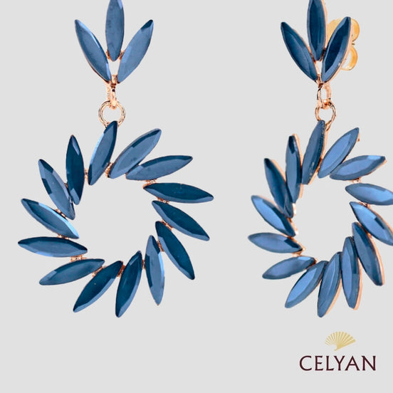 Pendientes Fiesta Azul 24316