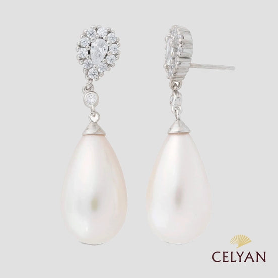 Pendientes Perla Gota Exquisite