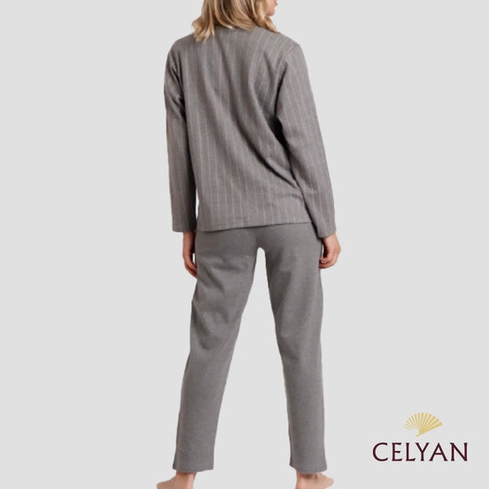 Pijama Mujer GRIS JASPE