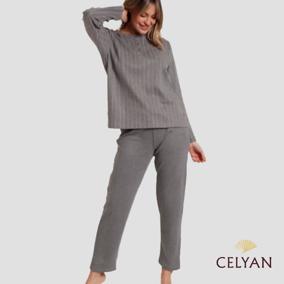 Pijama Mujer GRIS JASPE