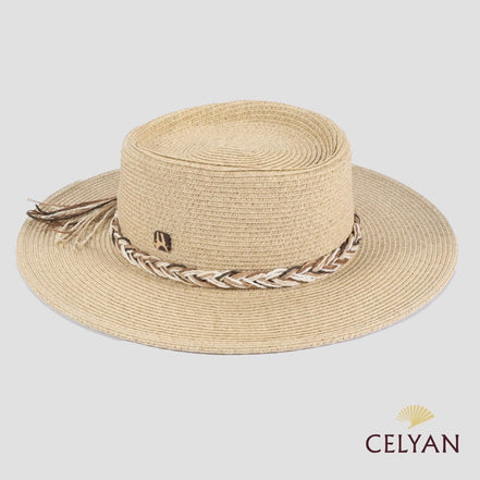 Sombrero Cinta Trenzada