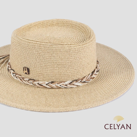Sombrero Cinta Trenzada