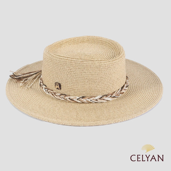 Sombrero Cinta Trenzada
