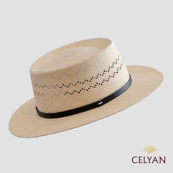 Sombrero Gambler Plana Natural