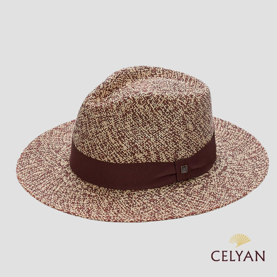 Sombrero Panamá Jaspeado Marrón
