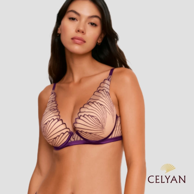 Sujetador Push-Up Violeta