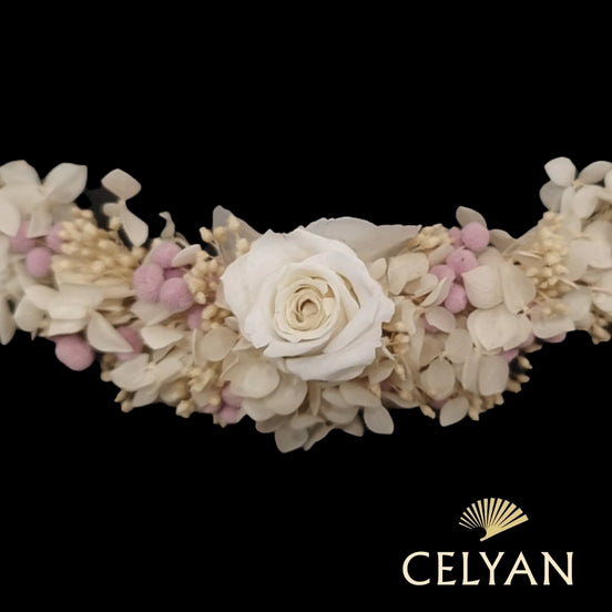 Tocado Preservado Flores Ev 01