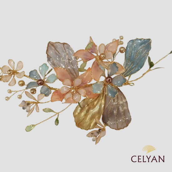 Tocado Resina Colores J 883