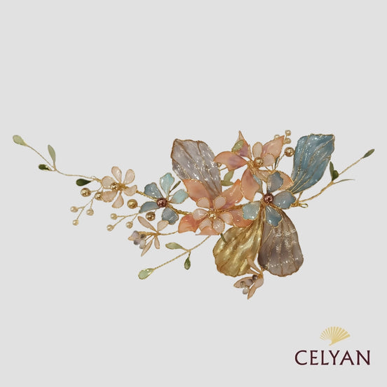 Tocado Resina Colores J 883