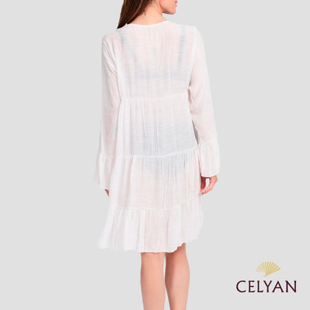 Vestido Liso Blanco