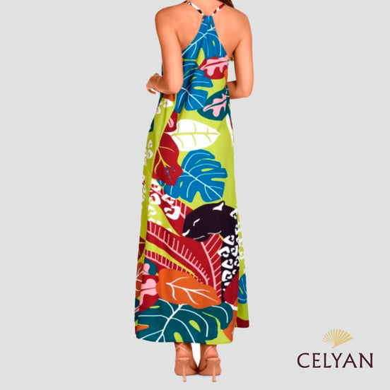 Vestido Largo Estampado 2504