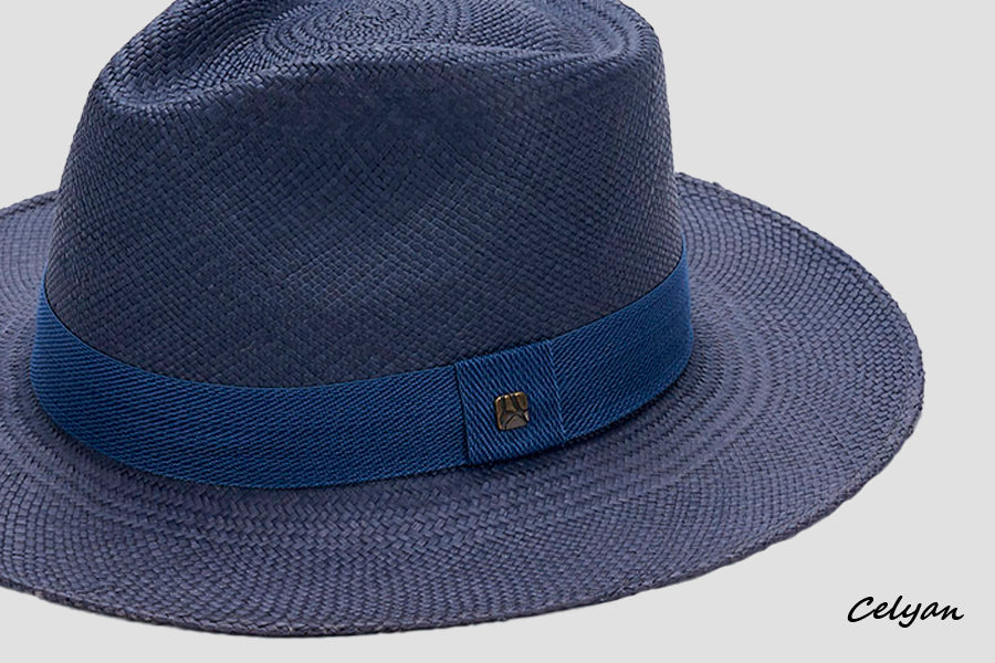 Sombrero Panamá Azul,